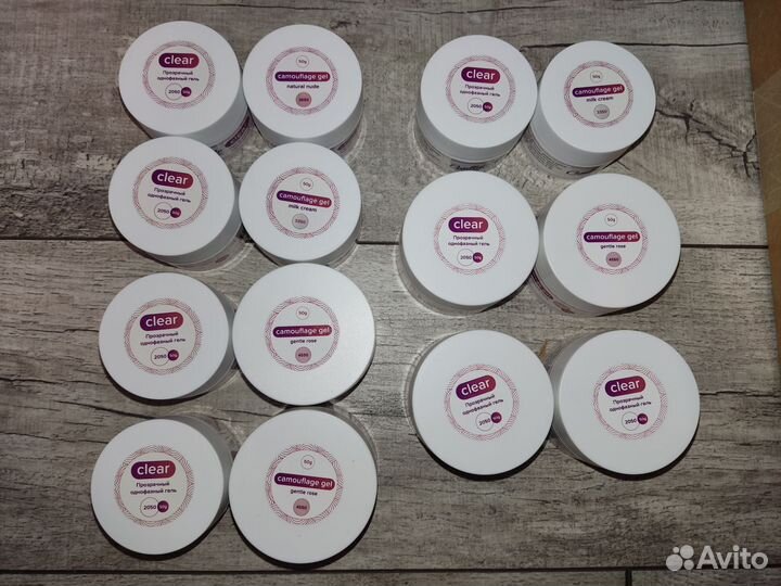 Гель для наращивания ногтей 50гр 14шт