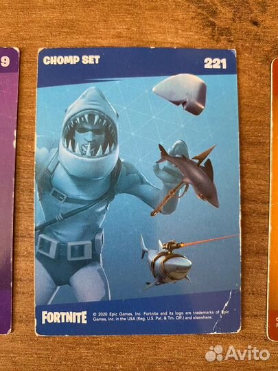 Коллекционные карточки Fortnite panini США
