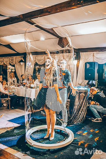 Шоу мыльных пузырей В крыму