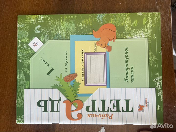 Рабочие тетради 1 класс. Литературное чтение