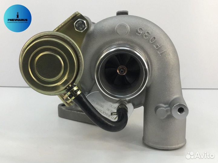 Новая Турбина Митсубиши 4M41 масло + вода