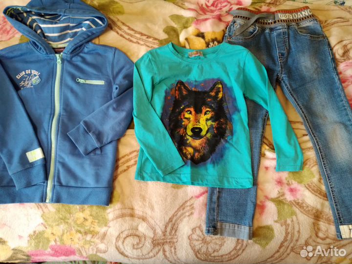 Вещи пакет мальчик 4-5 л