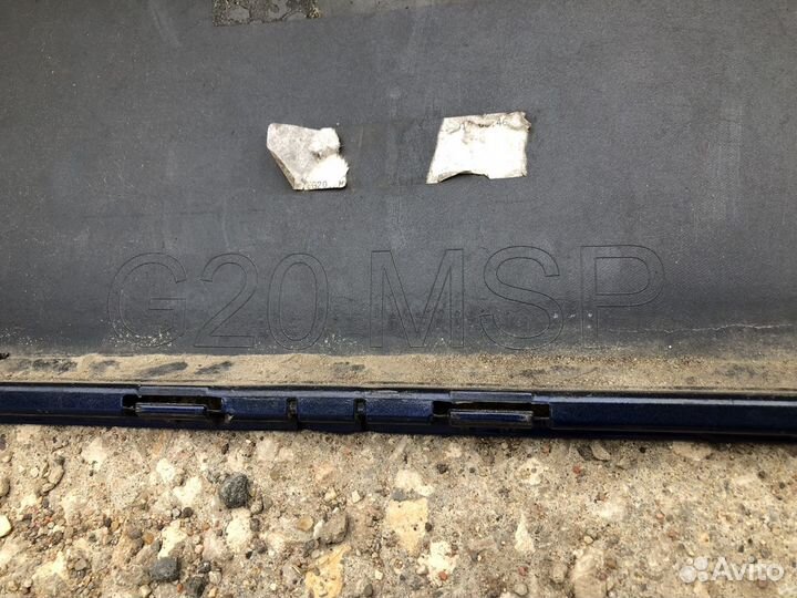 Задний бампер для BMW 3 G20 M paket