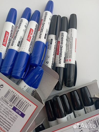 Фломастеры маркеры berlingo для белой доски