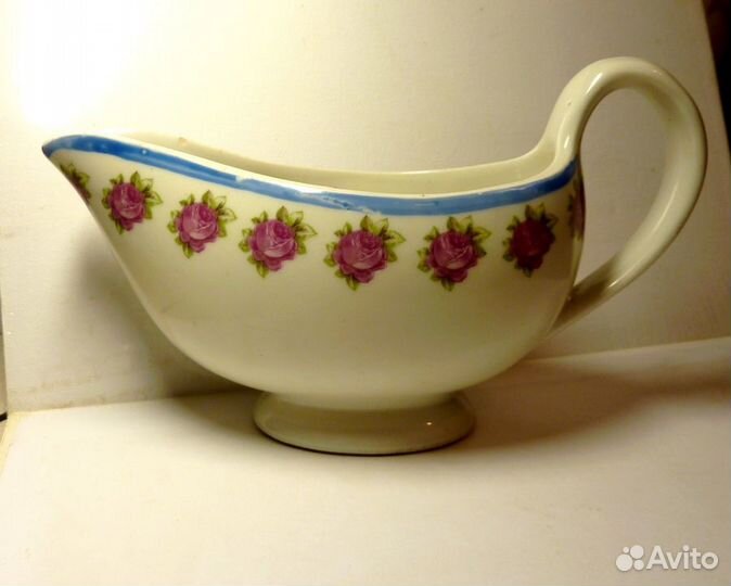 Соусник Дулево конца 20х г.г. антикварный