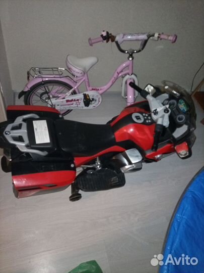Детский мотоцикл на аккумуляторе