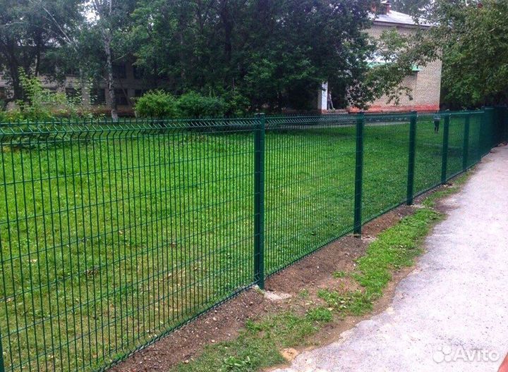 Забор из 3Д сетки под ключ