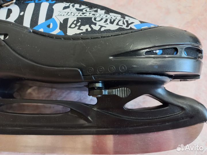 Коньки раздвижные rush action (38-41)