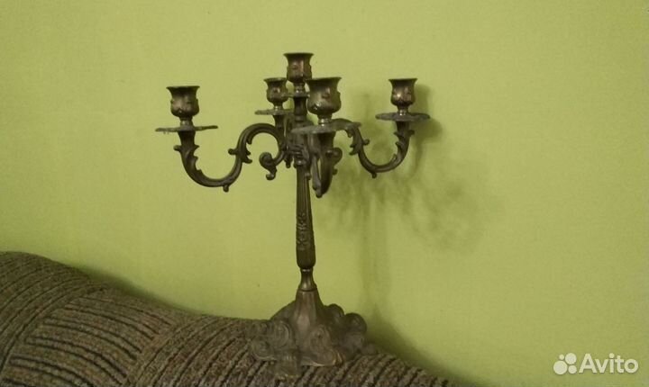 Подсвечник бронза Испания