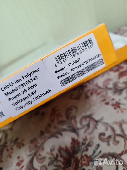 Новый Teclast M40 Pro 6/128gb