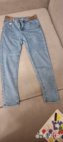 Джинсы женские мом
