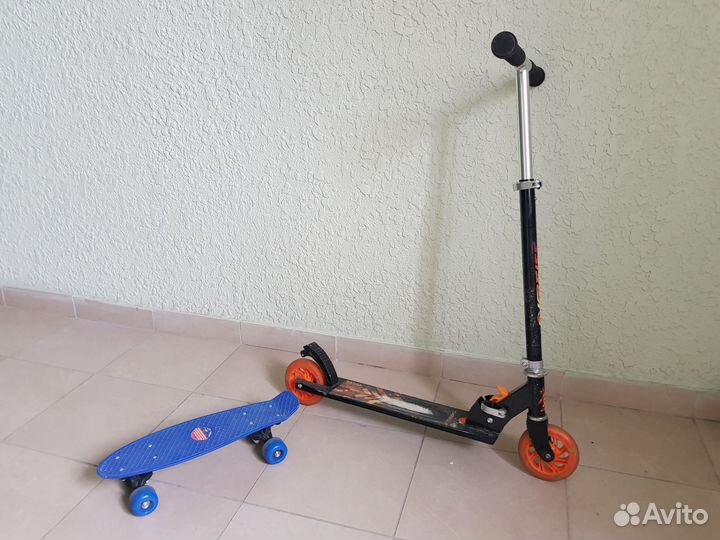 Самокат, скейт