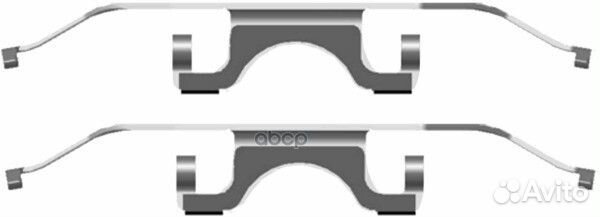 Комплект монтажный дискового тормоза 82072800 T