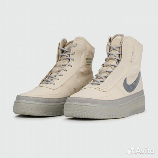 Кроссовки женские Nike Air Force 1 Shell Grey Wmns