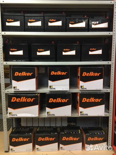 Аккумулятор Delkor 61ач на форд фокус