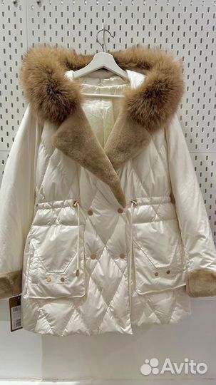 Пуховик с натуральным мехом