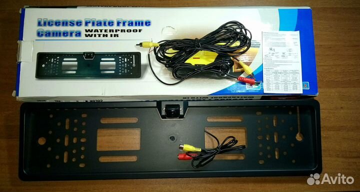 Рамка для номера с камерой