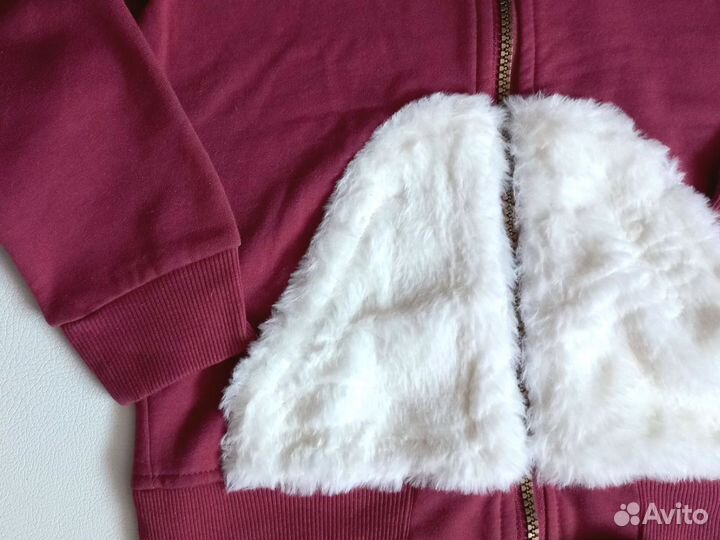 Толстовка на молнии для девочки 110 116 Швеция