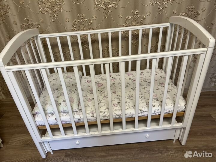 Детская кровать+матрас