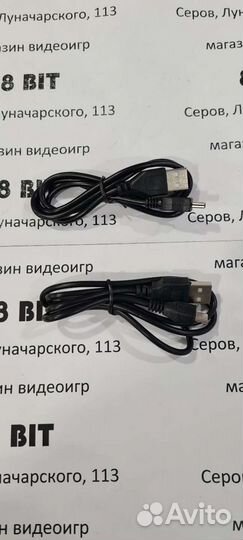 Кабель заряда для Sony PS3, PS4
