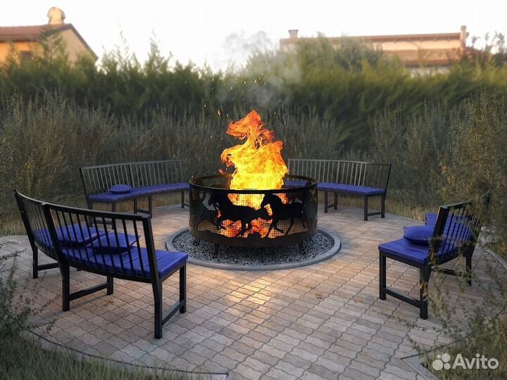 Костровая чаша очаг от 60см