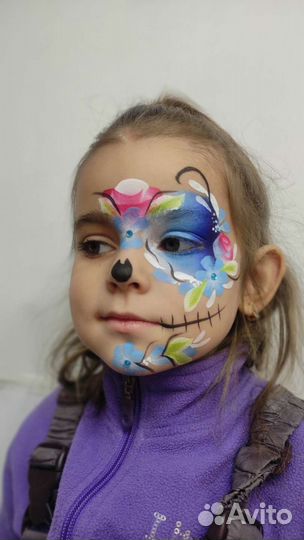 Аквагрим, блеск-тату выезд