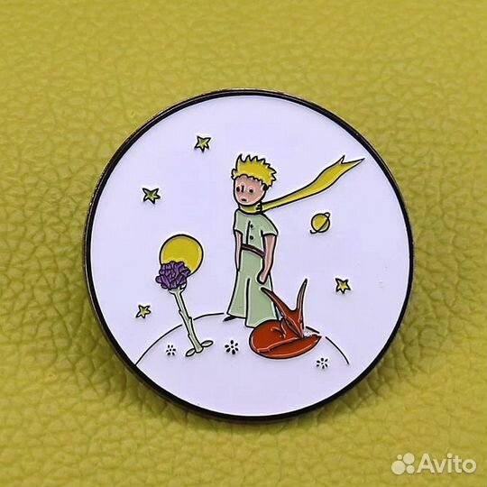 Значок пин Маленький принц Лис