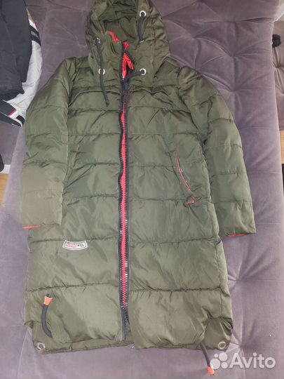Пуховик женский длинный 50 52
