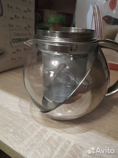 Чайник заварочный стеклянный