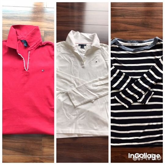 Lacoste, р 38, Tommy H, р S и XS оригинал