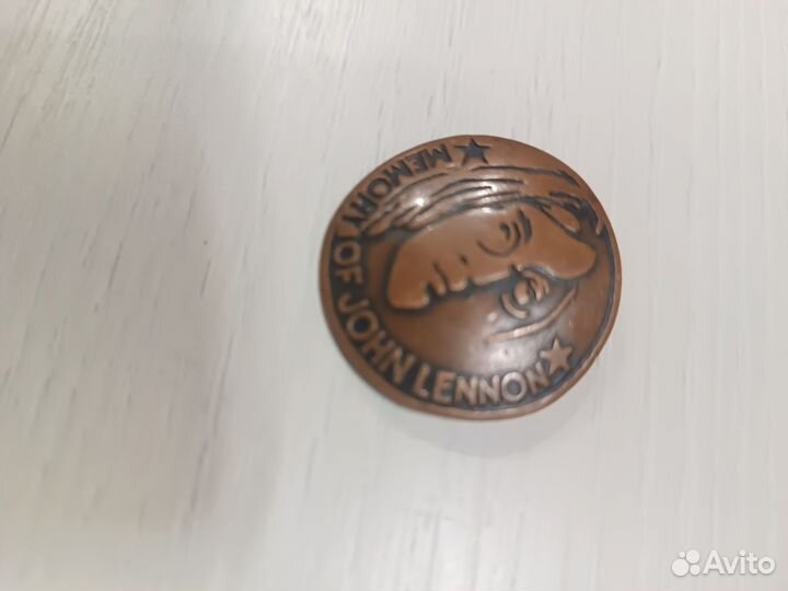 Значок группа Битлз Джонн Леннон Редкий