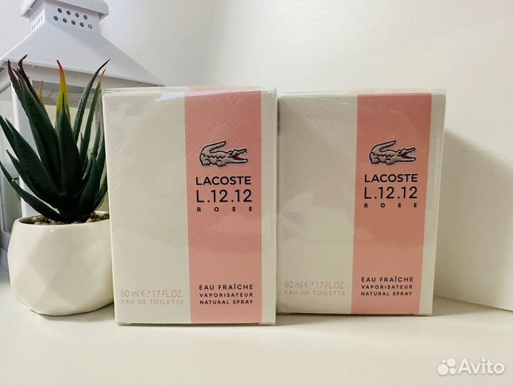 Lacoste L.12.12 Rose Eau Fraîche Туалетная вода 50