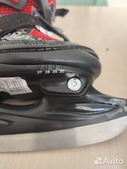 Коньки детские раздвижные 27-30 размер