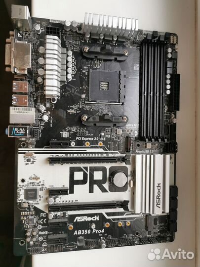 Материнская плата asrock ab350 pro4