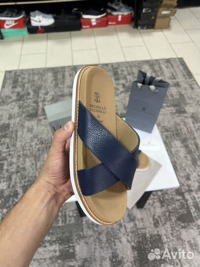 Шлепанцы от brunello cucinelli