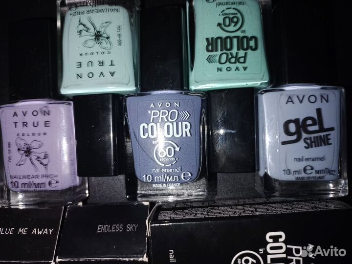 Лаки Эйвон пастельных тонов. 1 сентября