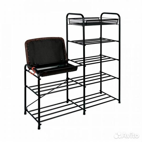 Обувница, этажерка, подставка под обувь с сиденьем