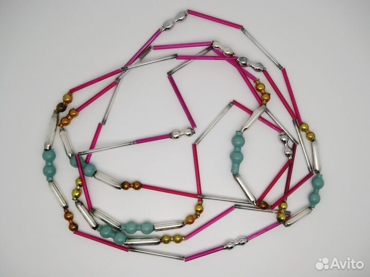 Бусы из стекляруса. 280 см. СССР. Винтаж