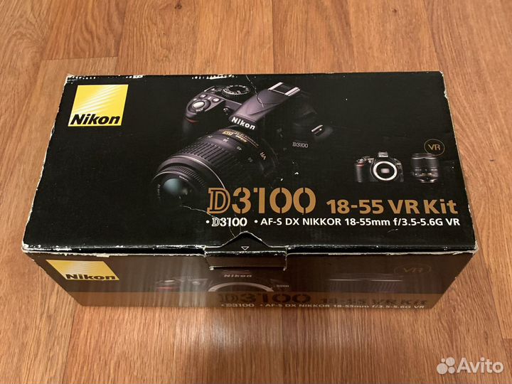 Фотоаппарат nikon d3100 18-55VR Kit
