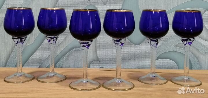 Фужеры на витой ножке