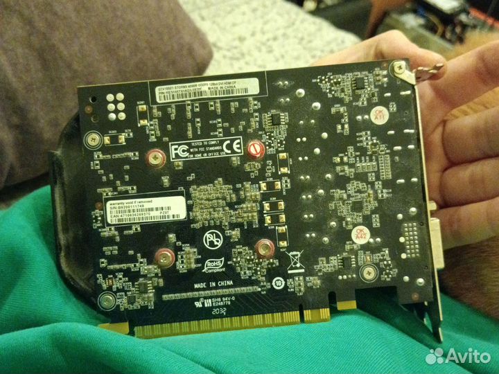 Видеокарта gtx 1050 ti 4gb palit