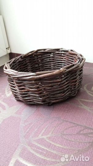 Корзина и терелочка плетеная