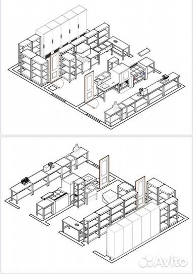 Стол для пиццы hicold PZE2-1111/GN (1/6)