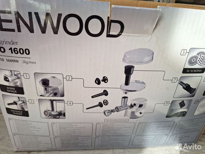 Мясорубка kenwood pro 1600