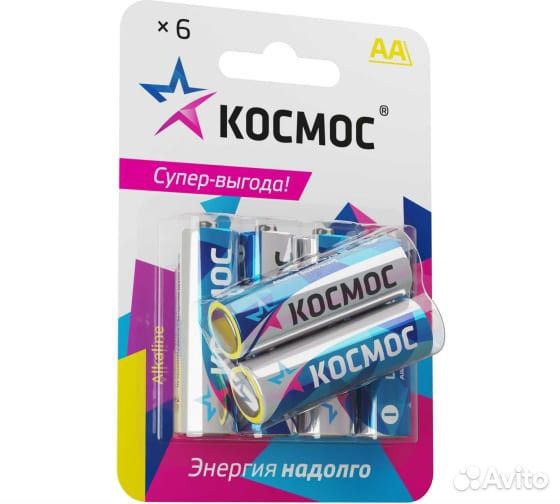 Батарея Космос LR6(AA) 6 шт
