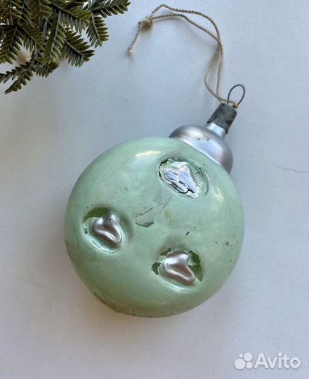 Ёлочная игрушка Часы СССР