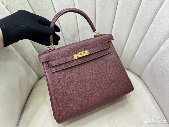 Сумка Hermes Kelly 25 Togo Rouge Bordeaux