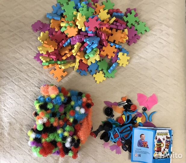 Конструктор-липучка и мягкий конструктор