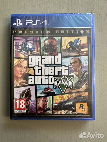 GTA 5 playstation 4 запечатан