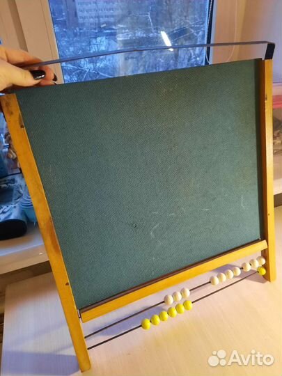 Советские игрушки, доска школьная, кукла, заяц